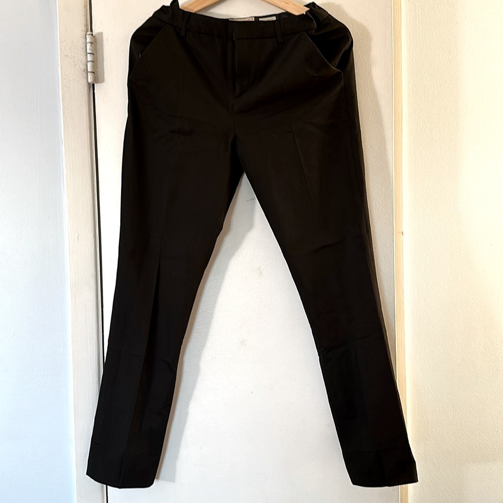 Black tailored fit trousers